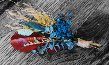 Florals and Feathers Hat pins - Bold Colors only